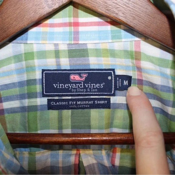 Men’s Vineyard Vines Classic Fit Murray Long Sleeve Button Down Shirt Size Med - Picture 9 of 13